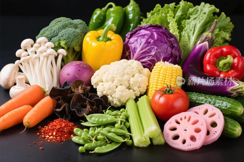 多样蔬果集合