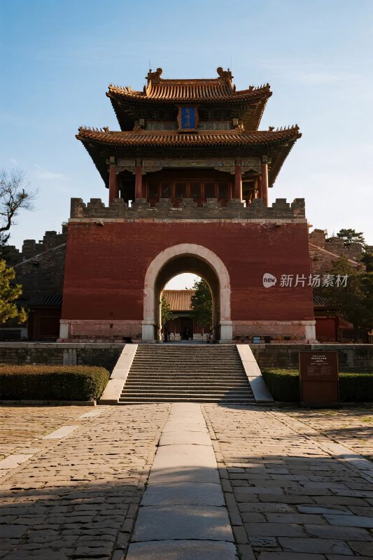 古建筑城门景观