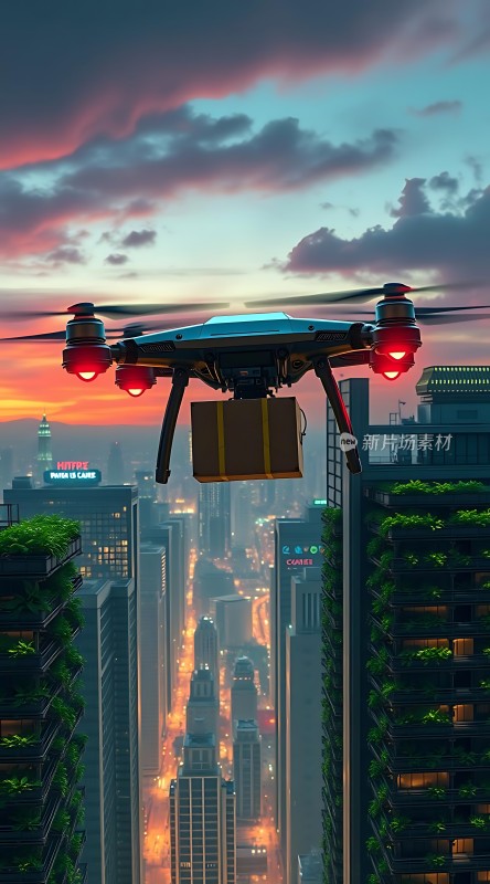 未来城市中的无人机配送服务