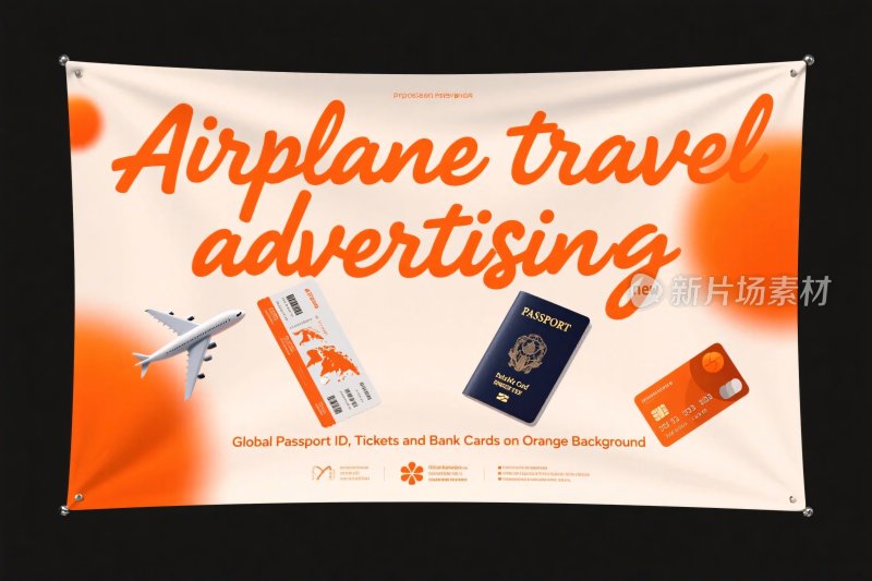 航空旅行广告海报