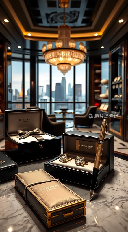 奢华珠宝与腕表展示高端生活品质体现