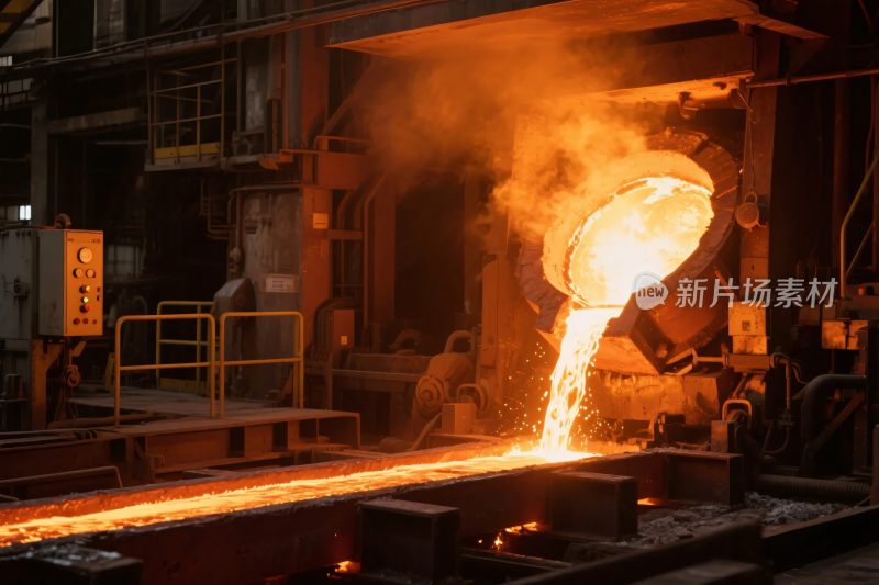 钢铁工业炼钢场景