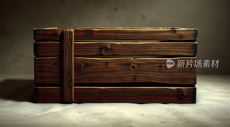 新片场素材 木质箱子