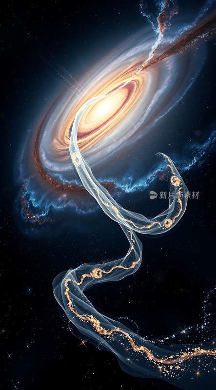 星系旋涡与星际尘埃