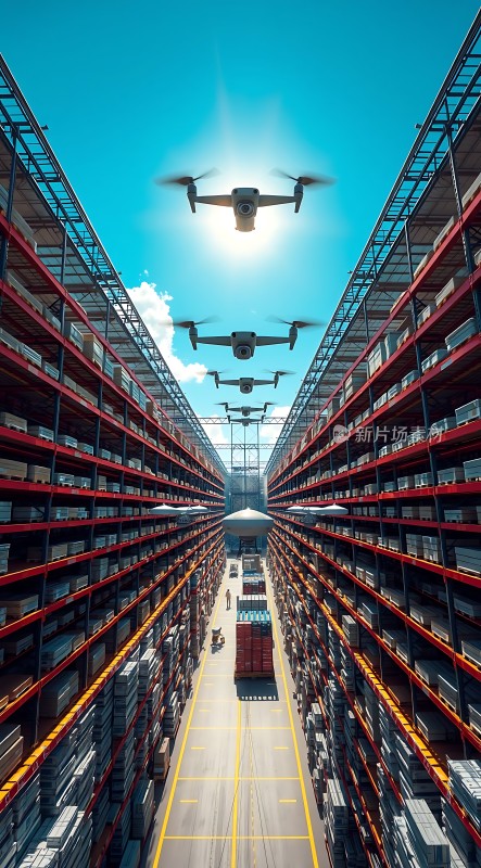 无人机仓库物流配送中心