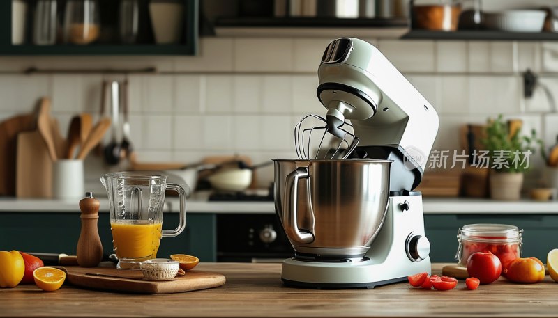 电动搅拌机特写