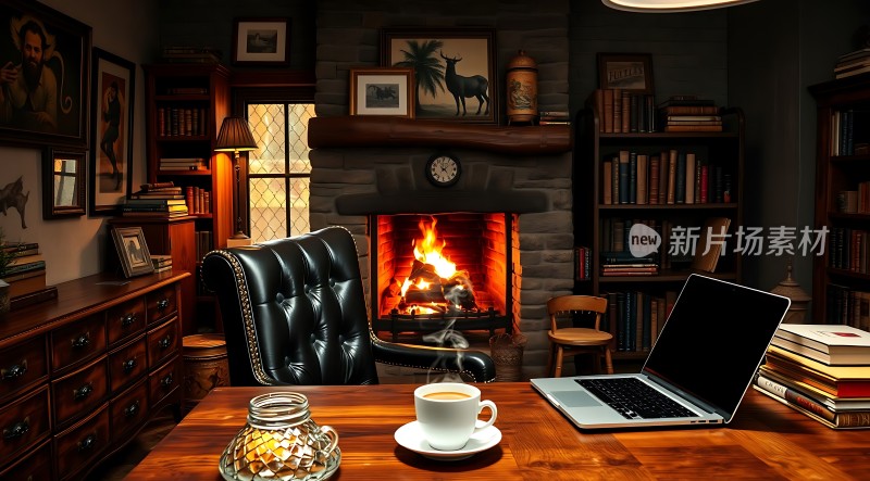 书房里的温暖时光