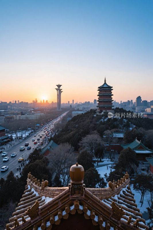 城市古建风光摄影