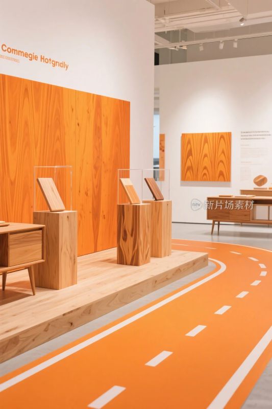 现代展览空间装置展示