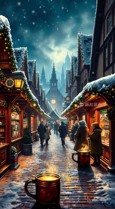 冬日集市暖意融融