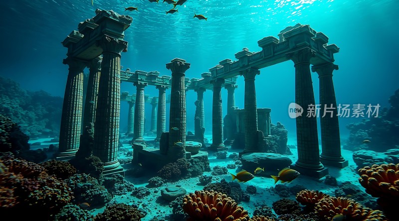 水下古建筑遗迹