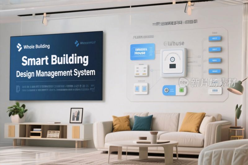 智能建筑管理界面展示