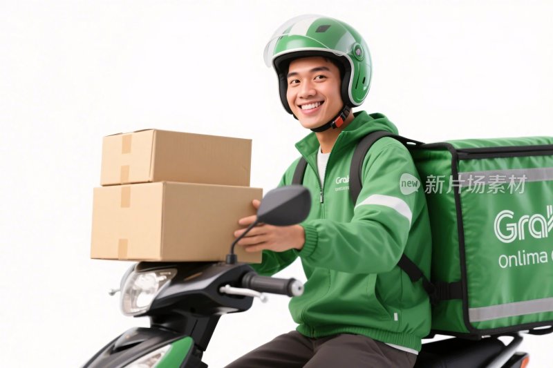 外卖骑手配送场景