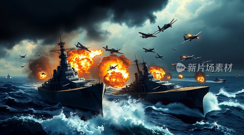 海战激战正酣