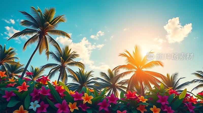 阳光下的热带风情
