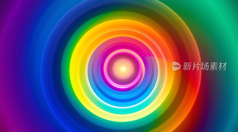 彩虹光环漩涡