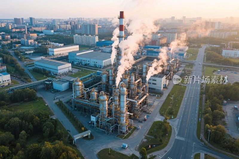 工业园区航拍图