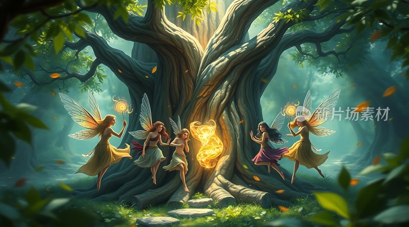 精灵舞动魔法森林