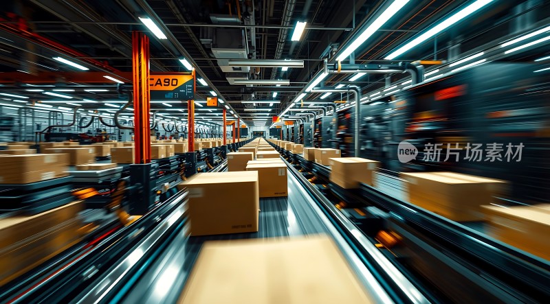 自动化物流中心高效运作