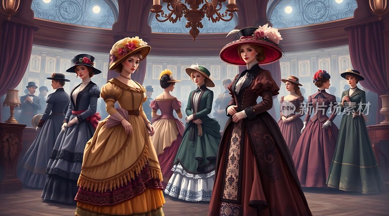 维多利亚时代贵族聚会