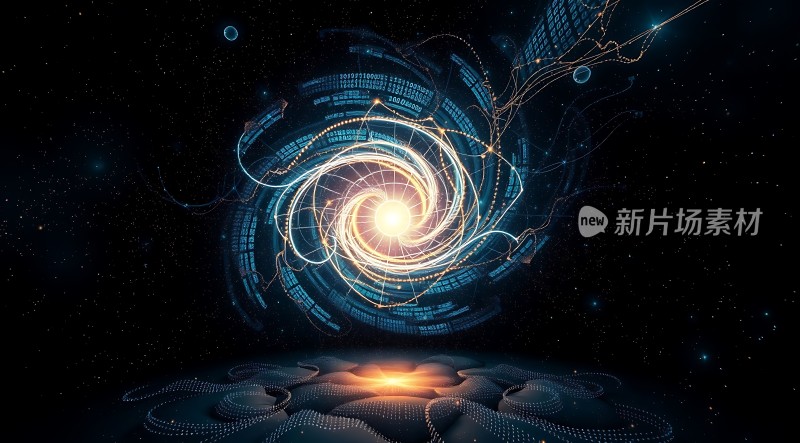 新片场素材科技漩涡