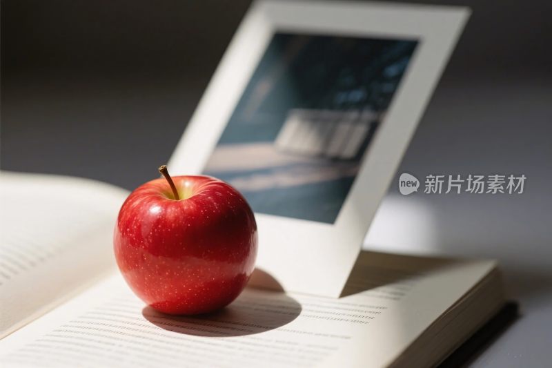 静物苹果与相框