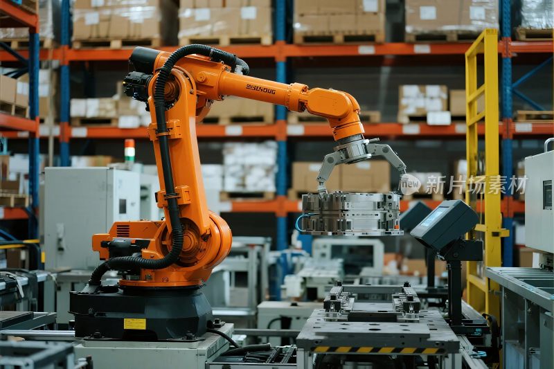 工业机器人仓库作业场景