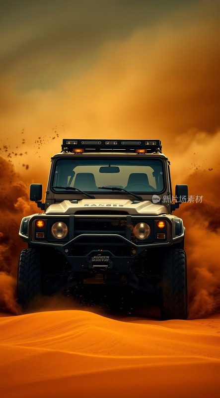 沙漠越野战车勇闯沙海