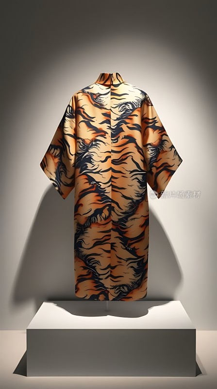 虎纹长袍