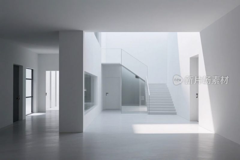 现代简约室内摄影空间