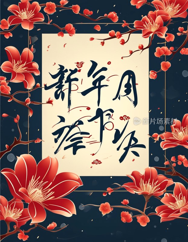 新春手写书法字体