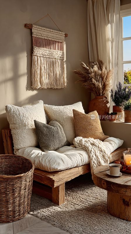 温馨舒适的室内角落布置