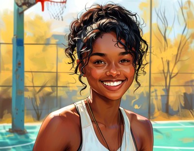 少女篮球运动 少女篮球运动