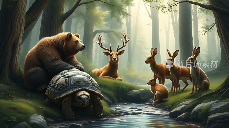 森林里的和谐共处