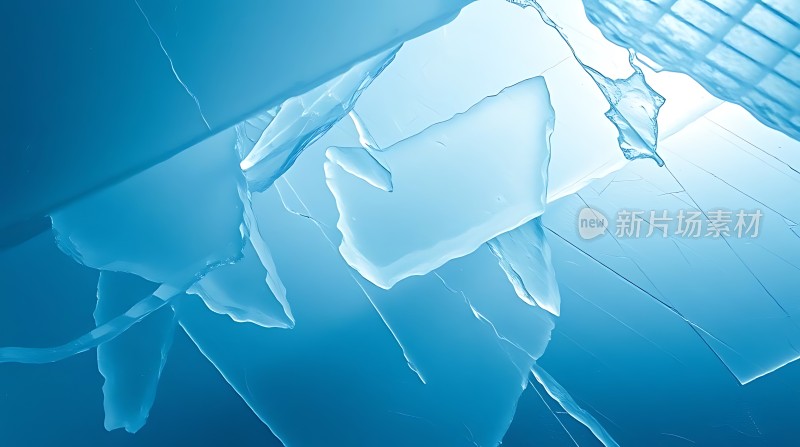 冰封世界晶莹剔透