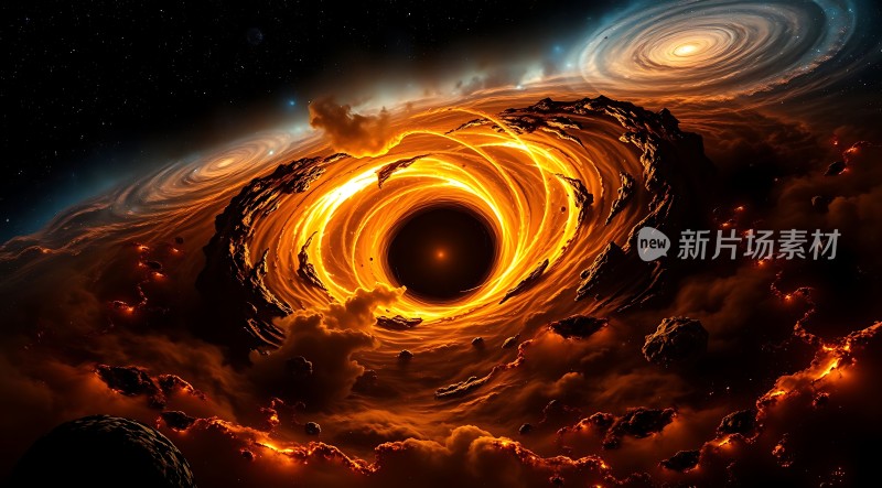 宇宙黑洞漩涡