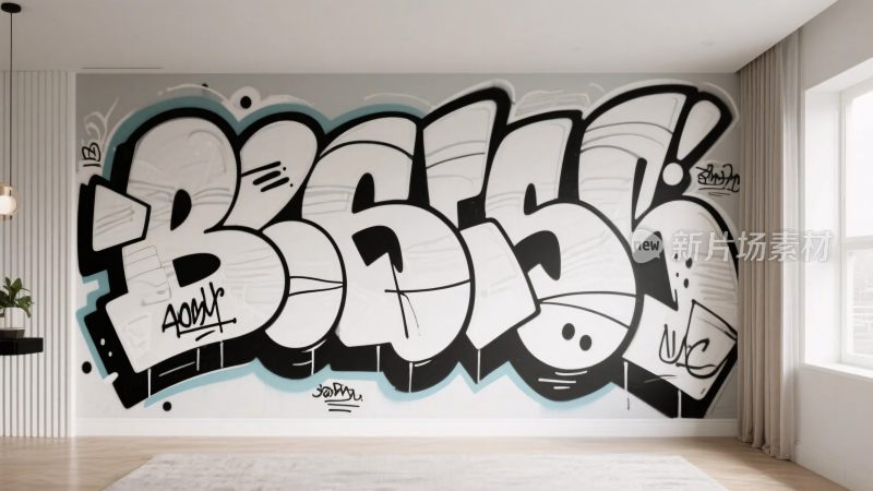 室内涂鸦艺术墙