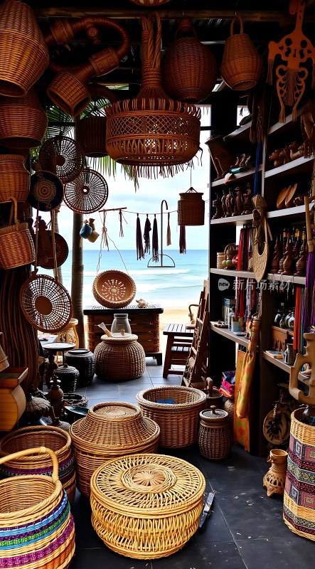 海滨手工艺品集市