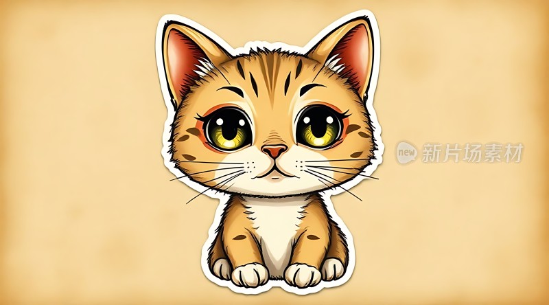 可爱小猫大眼睛