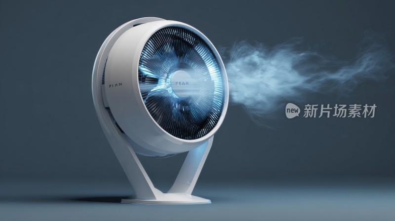 未来科技感循环电风扇