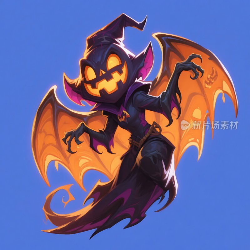 万圣节南瓜恶魔