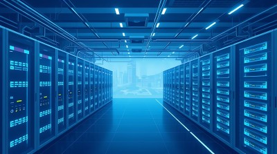 数据中心未来科技感 数据中心未来科技感