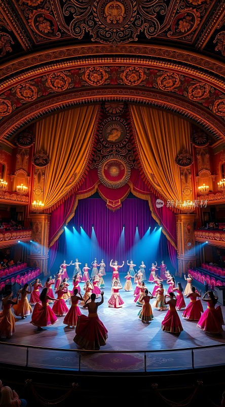 舞台上的华丽舞蹈表演