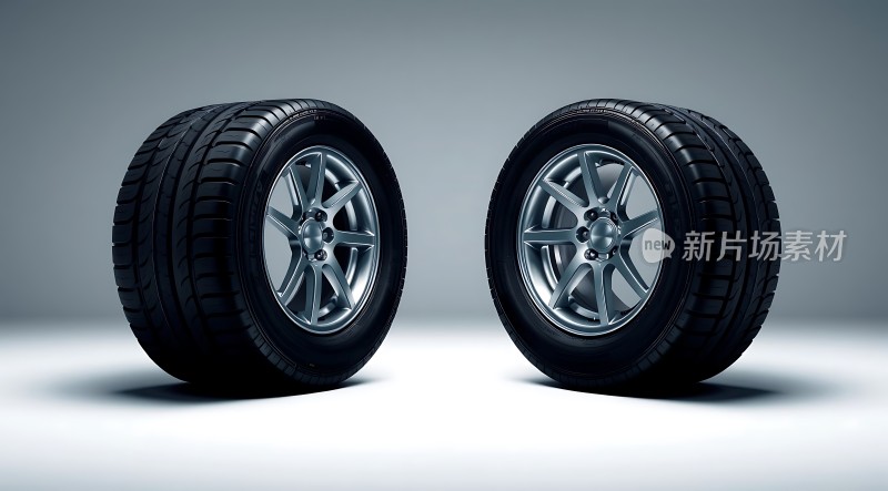 新片场素材 轮胎轮毂展示