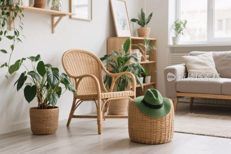 温馨室内植物布置