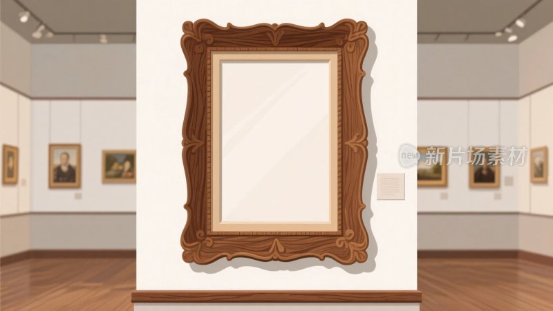 艺术画廊画框展示