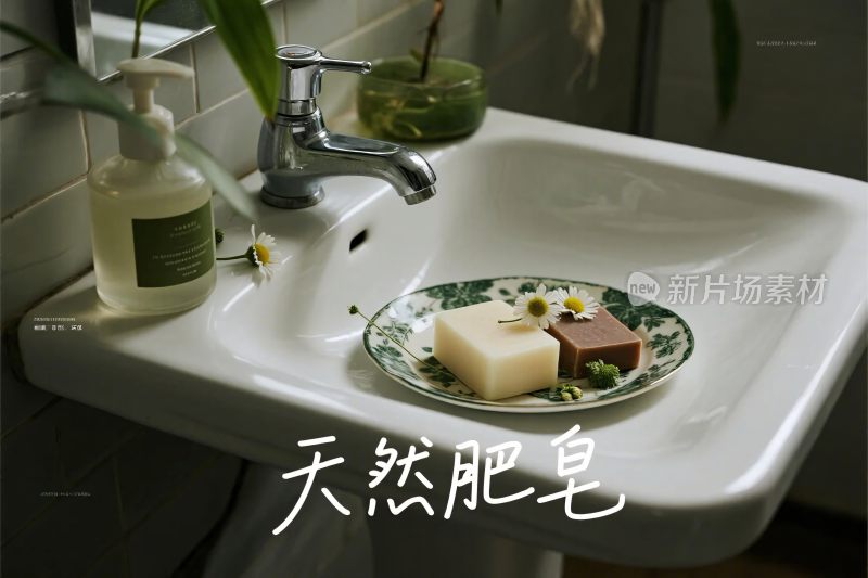 浴室洗手台肥皂展示