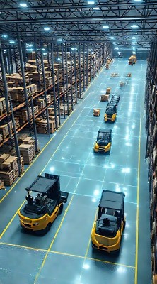 仓库搬运机器人高效作业 仓库搬运机器人高效作业