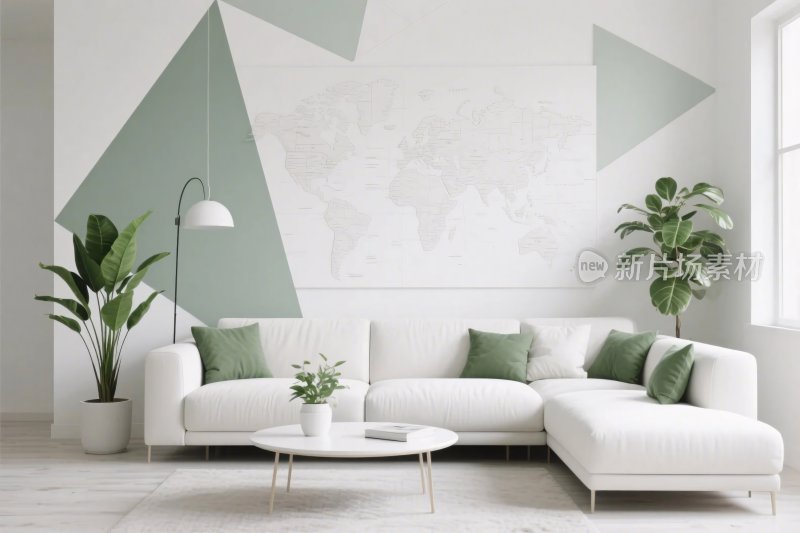 现代简约客厅布置