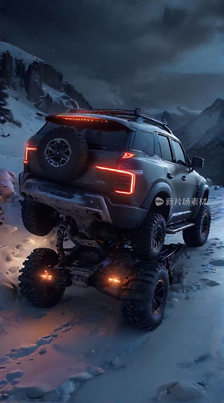 雪地越野挑战极限